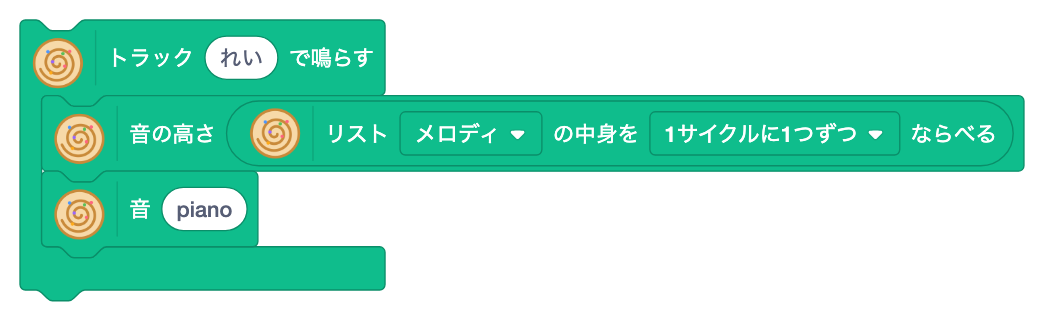 リスト [ ] の中身を [ ] ならべる