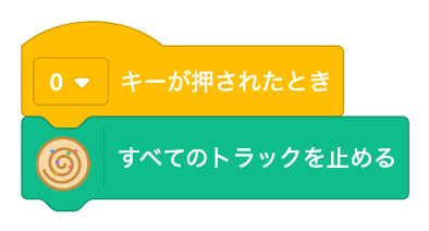 すべてのトラックを止める