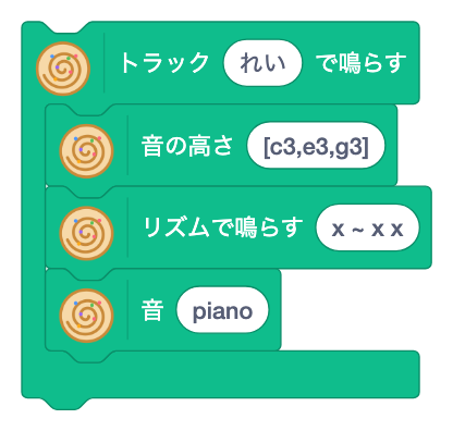 リズムで鳴らす [ ]